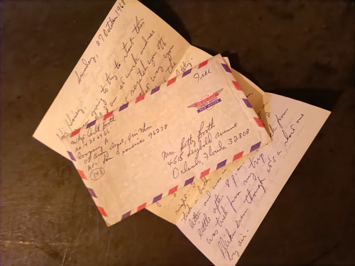 Vietnam 1968 letter home - 1968,
